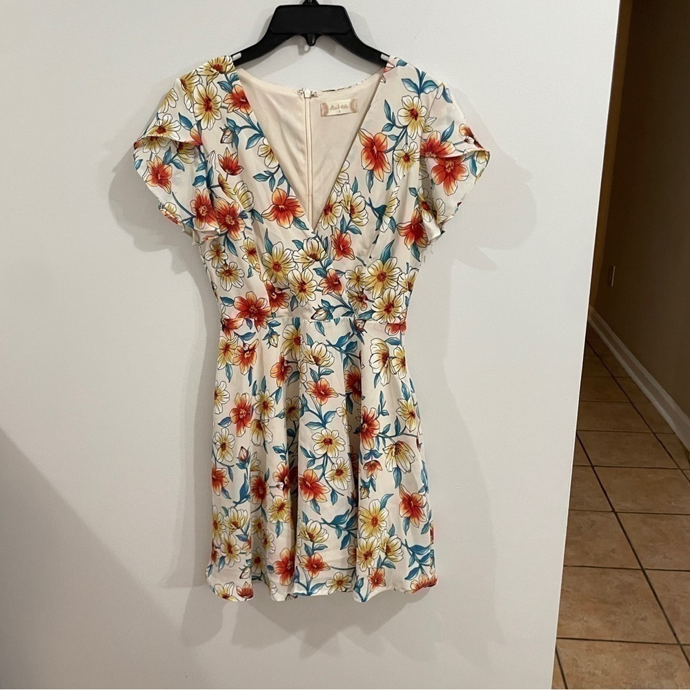 Altar'd State Floral Mini Dress Size Small